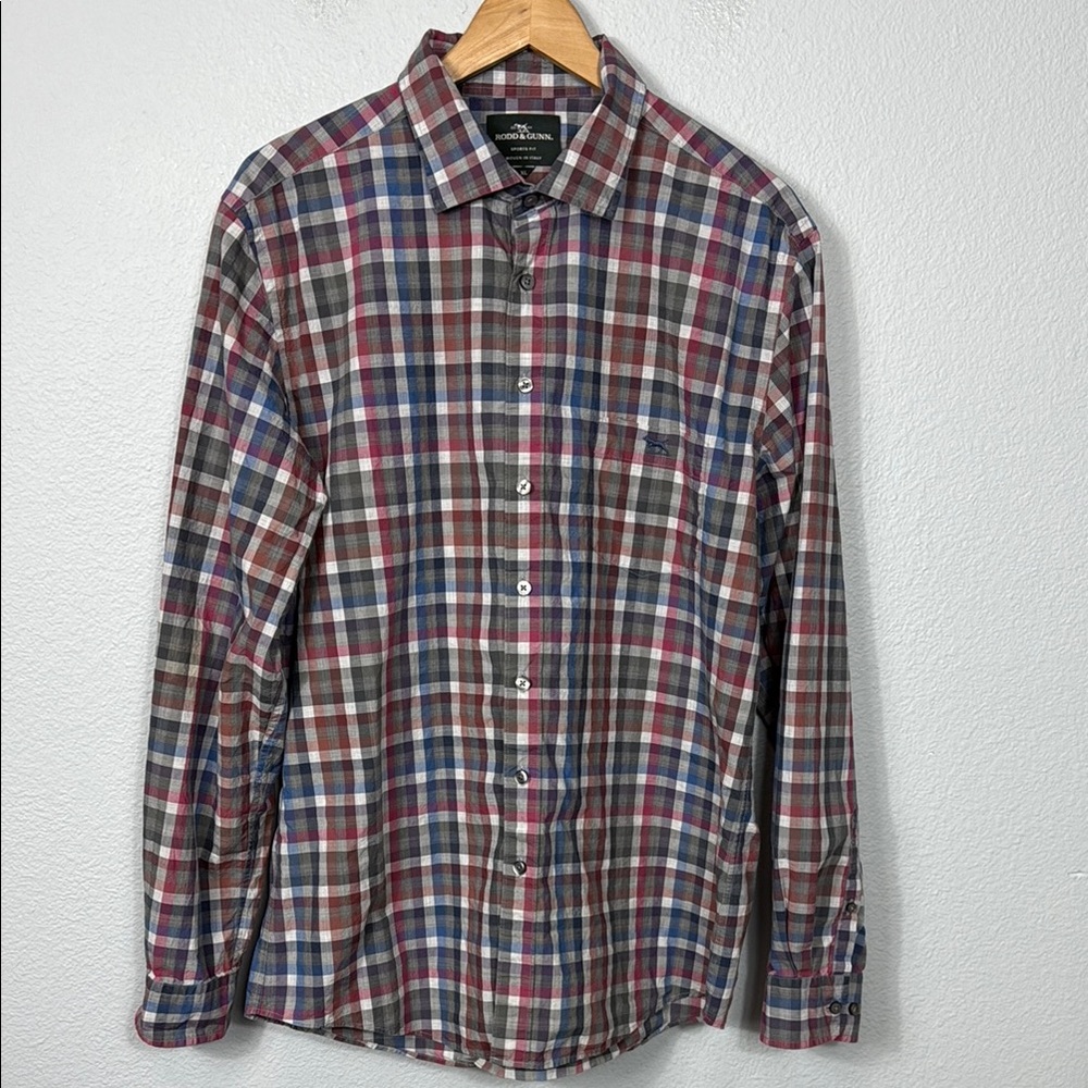 Rodd &‎ Gunn Men's Multicolor Plaid Long Sleeve Shirt